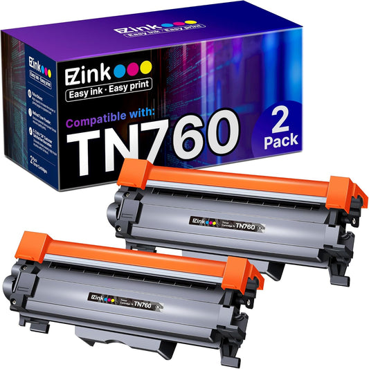 E-Z Ink TN760 Compatible Toner Cartridges for Brother Printers