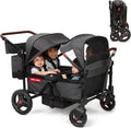 Baby Stroller Wagon for Kids Gray - Quad Stroller Wagon