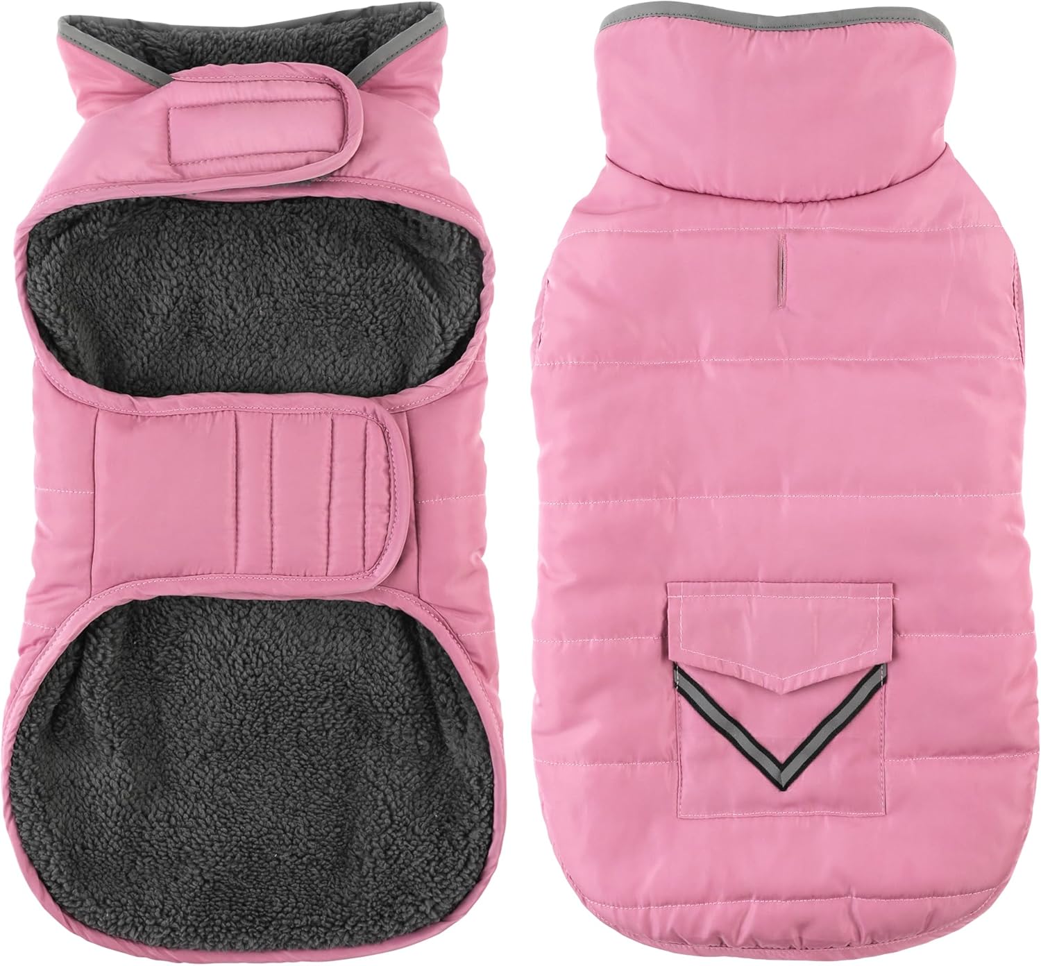 Waterproof Dog Winter Jacket with Pocket for All Sizes