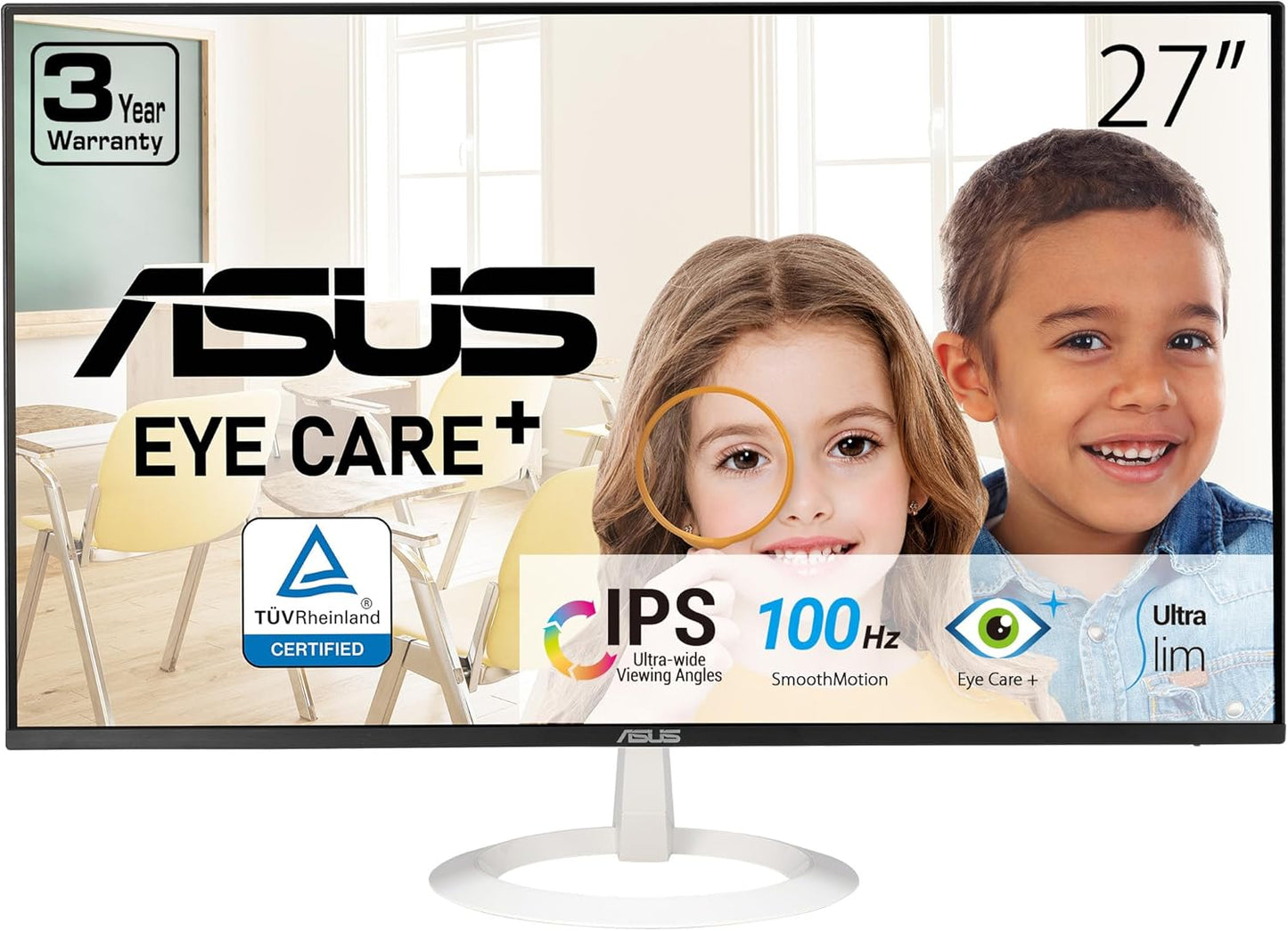 ASUS 27 100Hz Eye Care Monitor - Full HD IPS