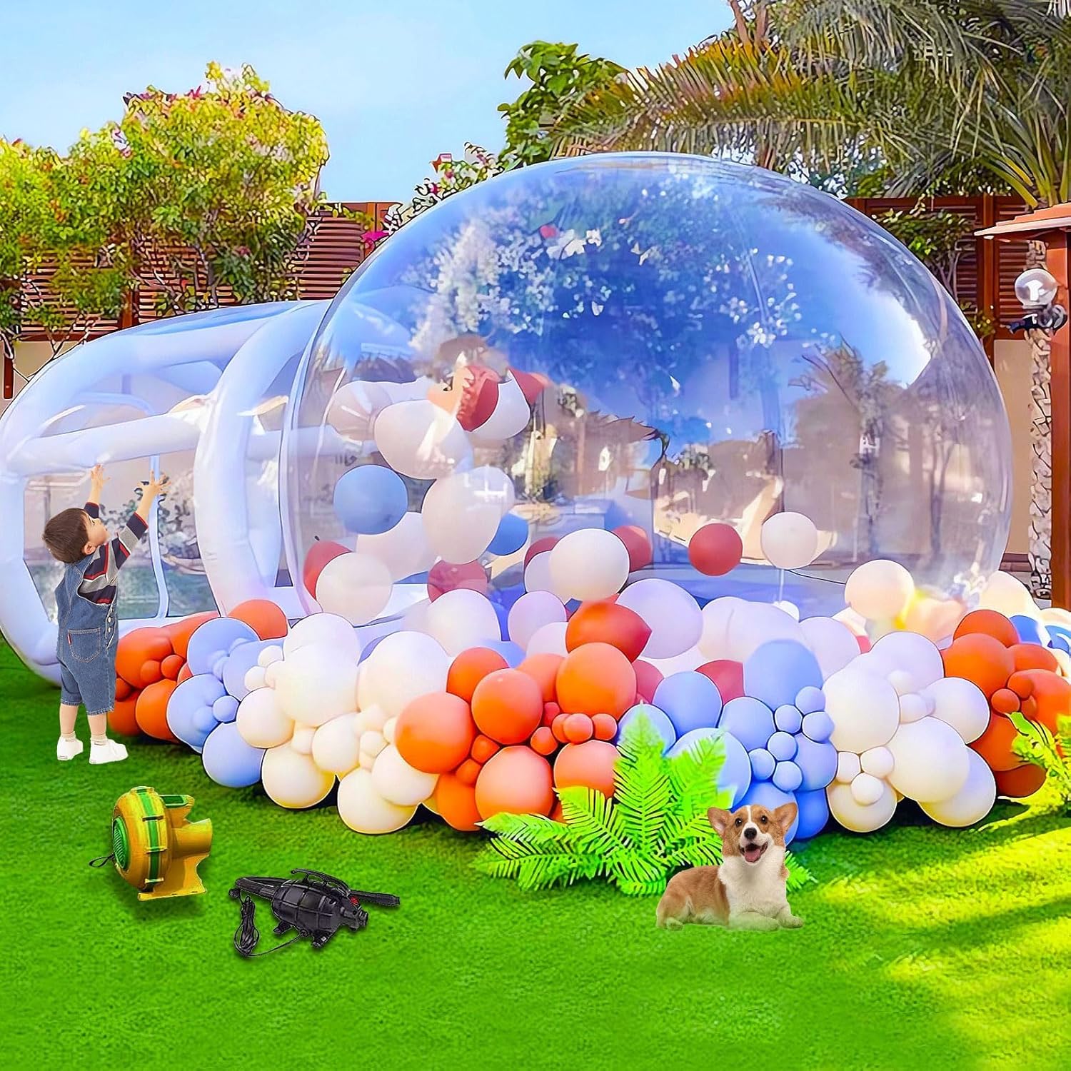 Ejia Bubble House: Transparent Fun Hub