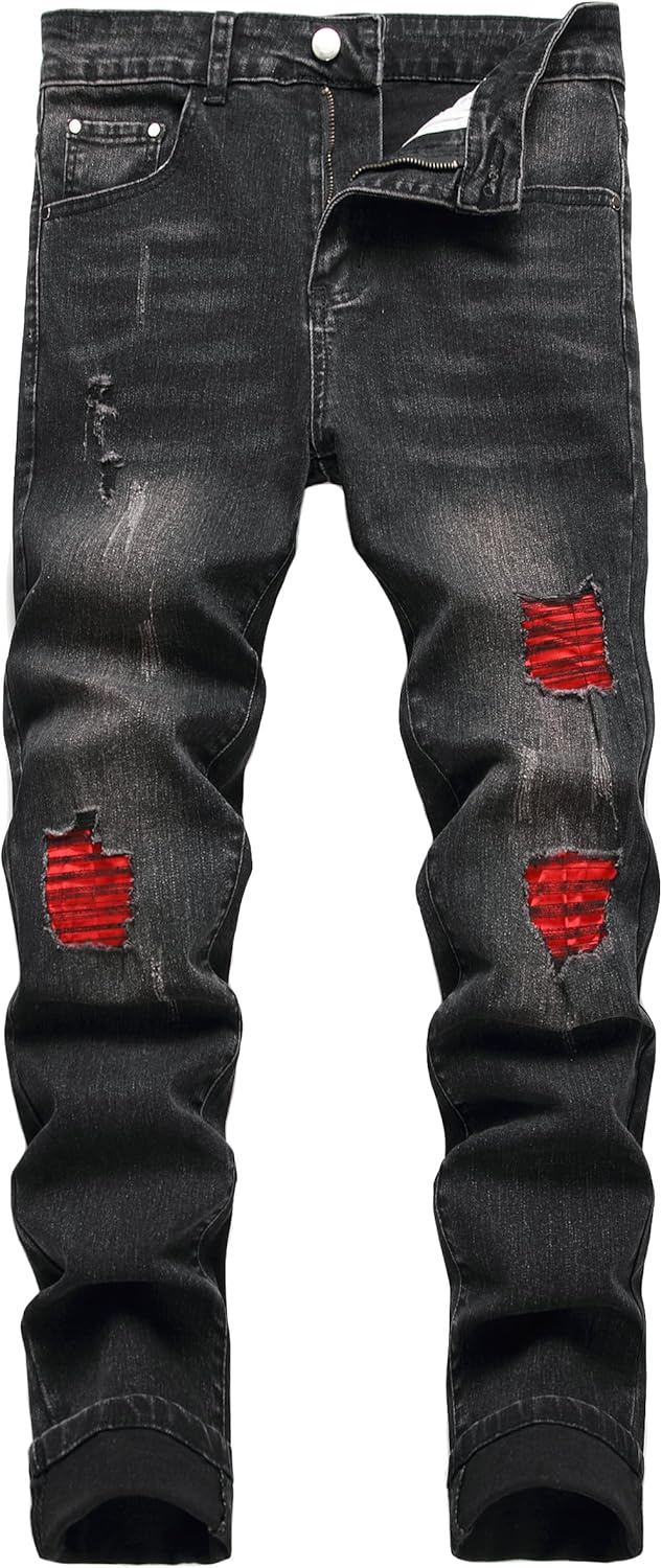 Men's Slim Fit Stretch Jeans for Comfort and Style