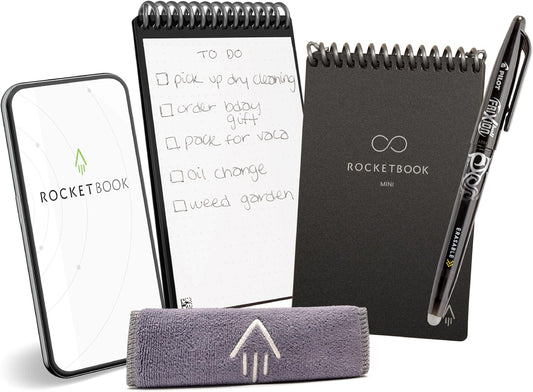 Rocketbook Mini Smart Notepad - Eraseable Dotted Pages