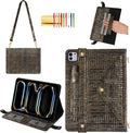 Handbag Case for iPad Pro 11 in 2024 - Vintage Pattern Crossbody