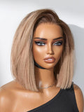 LUVME HAIR Bob Wig 10in Ash Blonde Bob - Glueless Ready To Wear