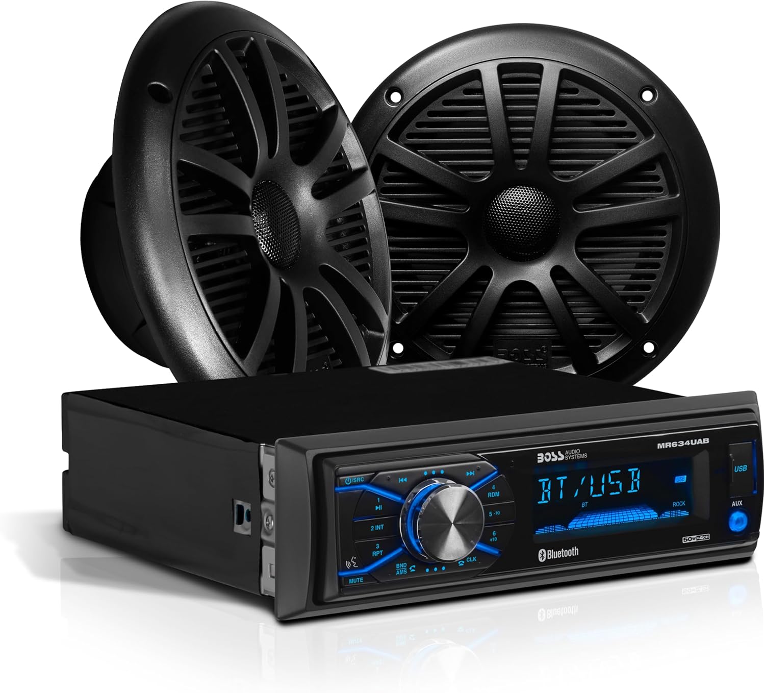 BOSS Marine Stereo & Speaker Set - Bluetooth Music!