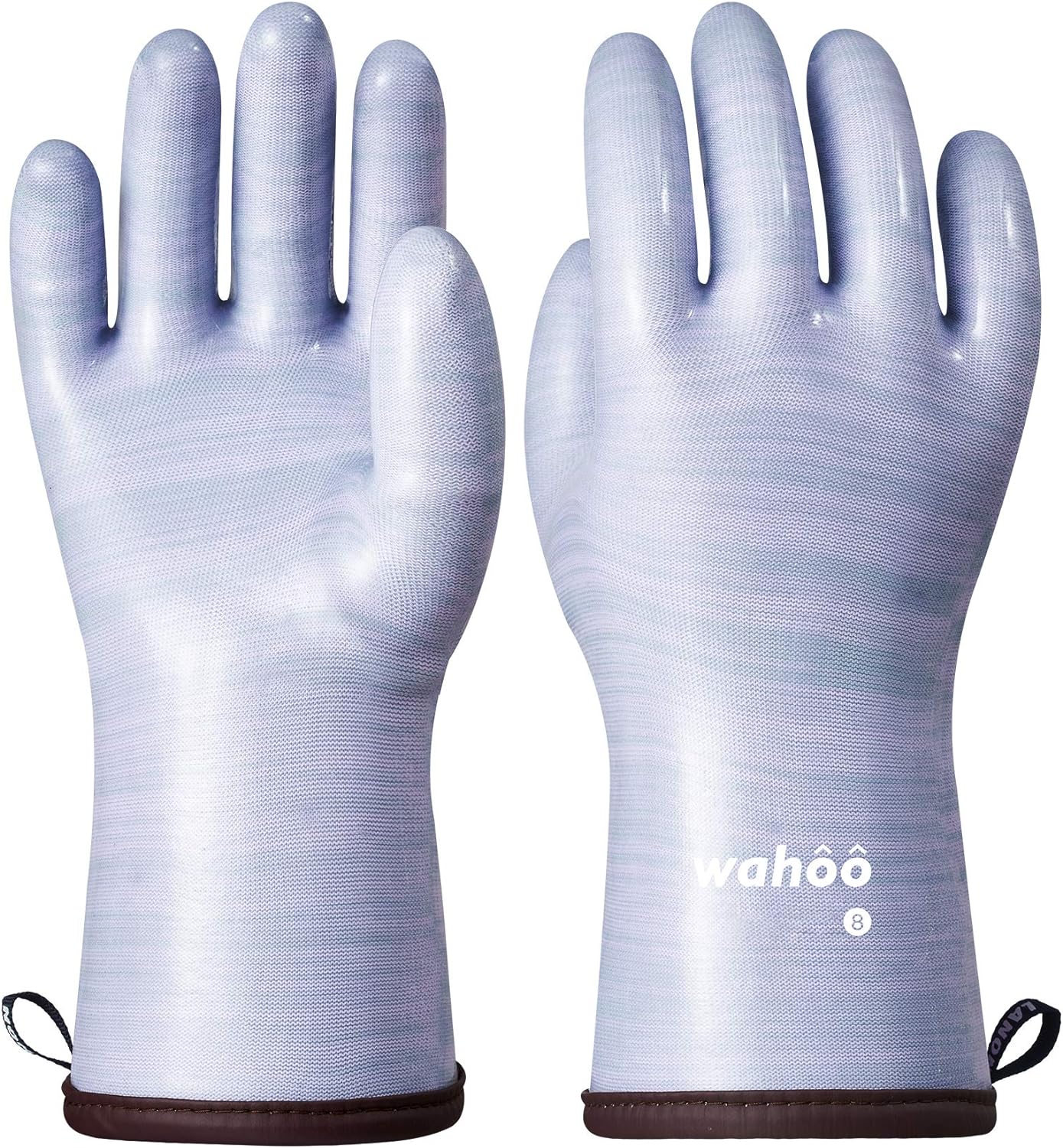LANON Heat Resistant Silicone Gloves - Purple M/8