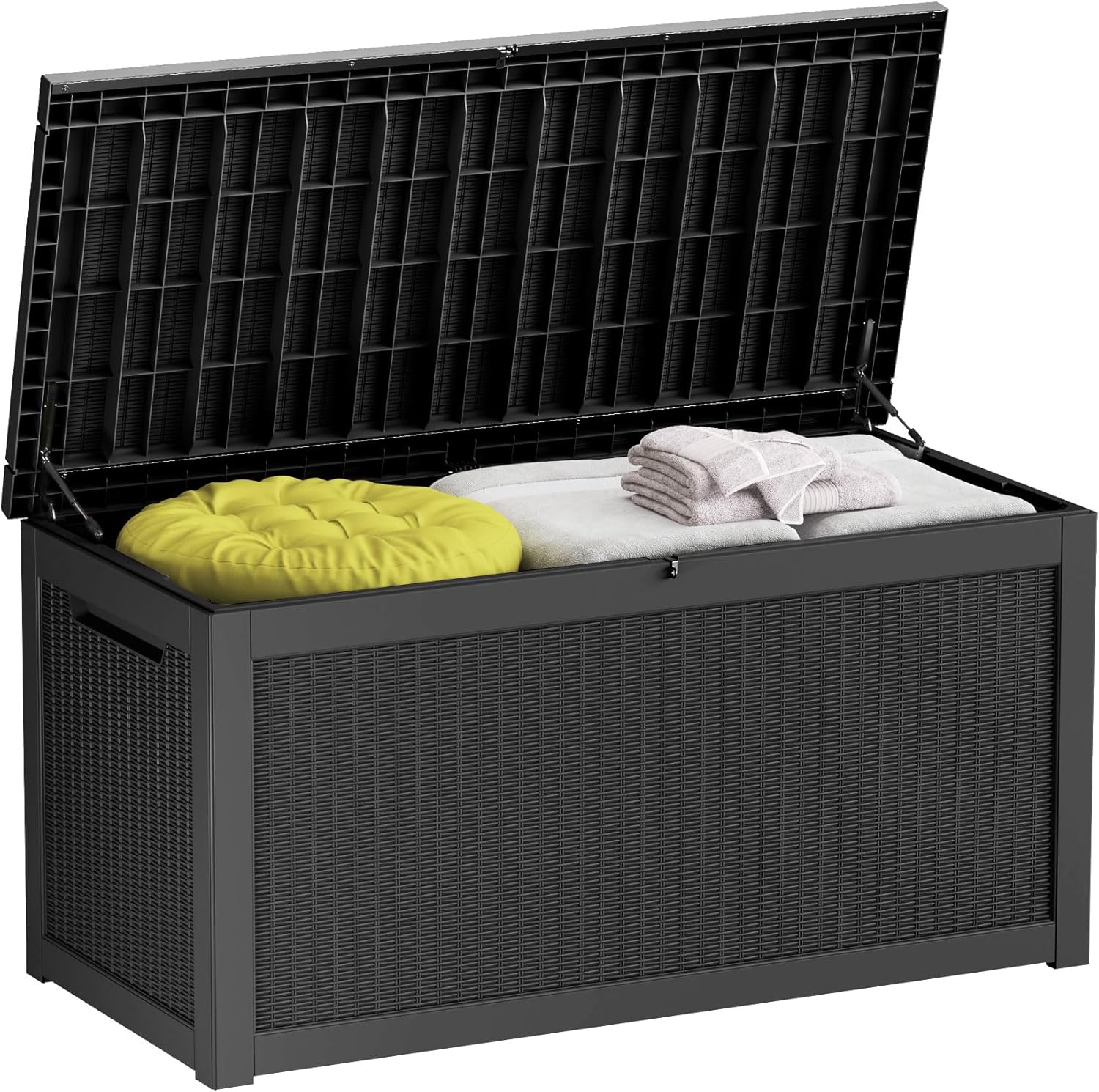 260 Gallon Deck Box XXL for Outdoor Storage and Seating Needs