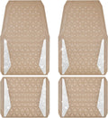 Bling Diamond Car Mats Rubber Full Set - Sparkly Trimmable Fit