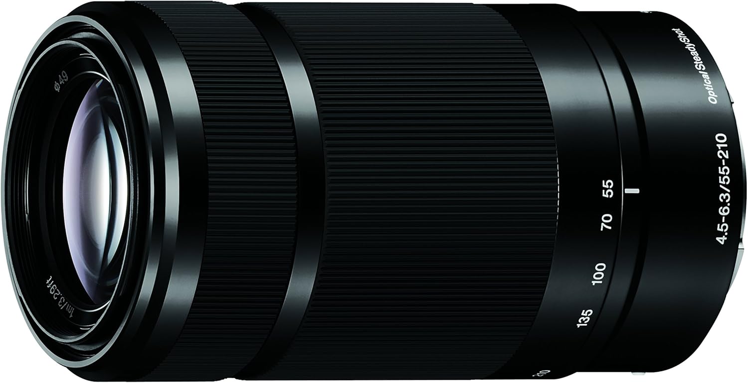 Sony E 55-210mm F4.5-6.3 Lens for E-Mount Cameras - Renewed