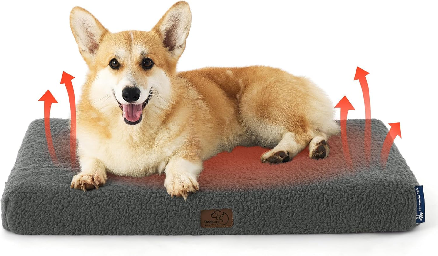 Self Warming Dog Bed for Medium Dogs - Orthopedic Comfort