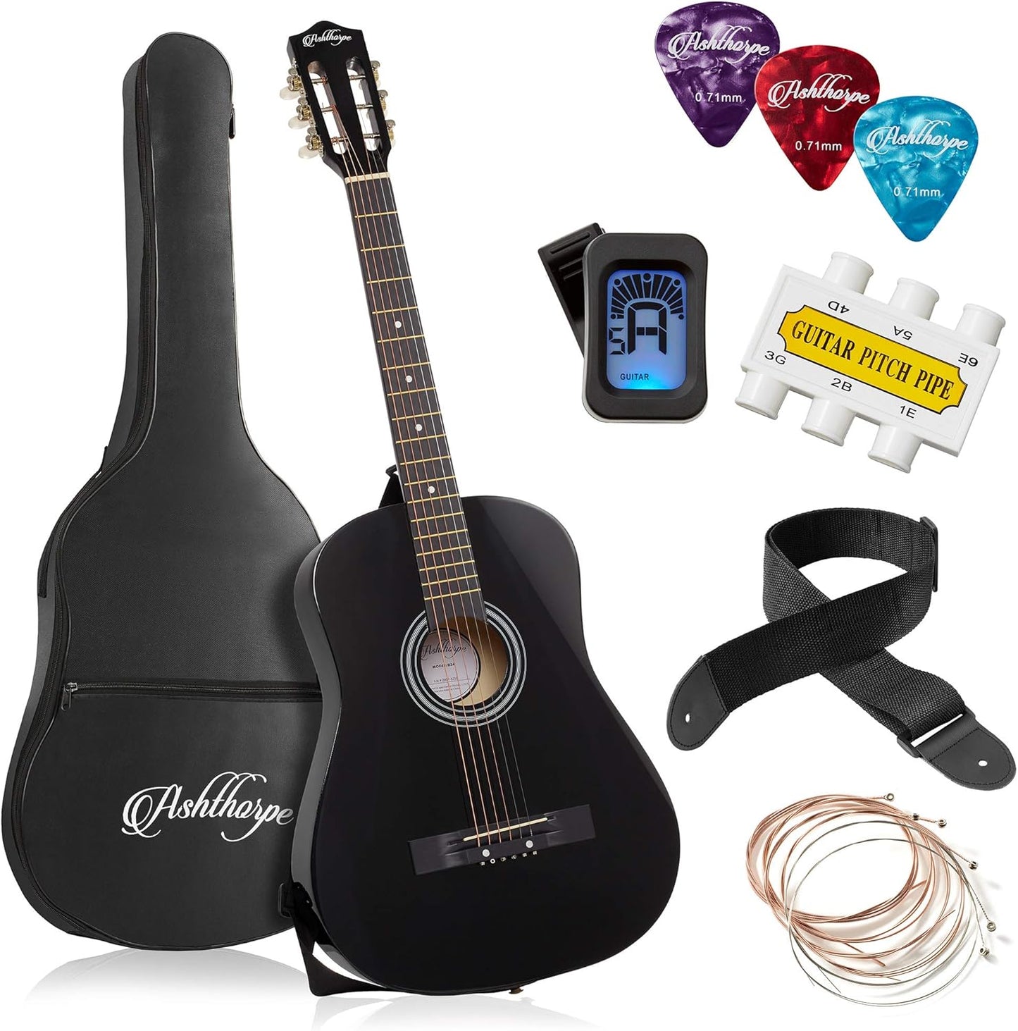 Complete 38 Acoustic Guitar Set - Everything You Need!