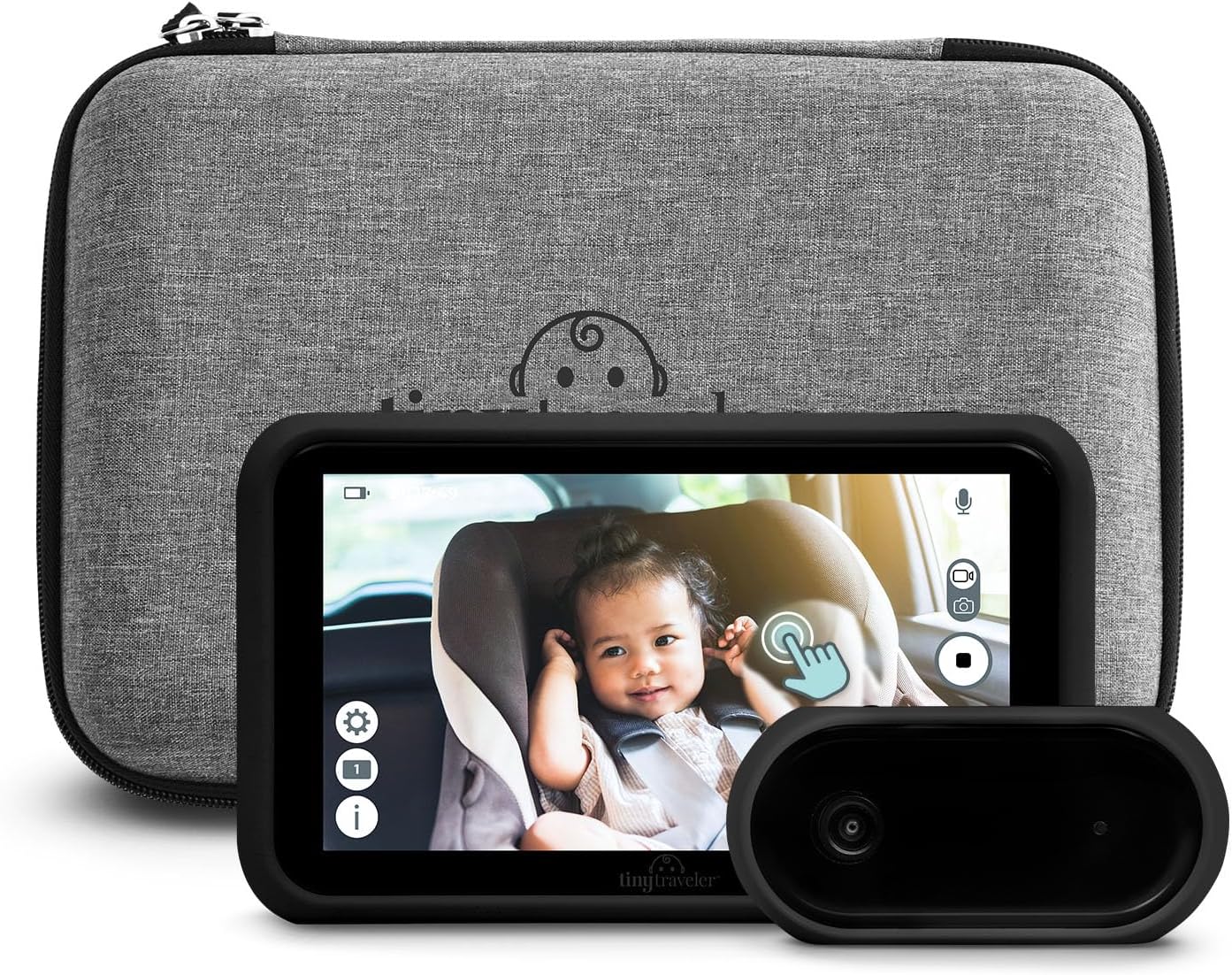 Portable HD Baby Car Camera - Split-Screen, Night Vision, Travel Kit