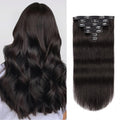 Jiameisi Clip in Hair Extensions 18in Remy Human Hair - Natural Volume