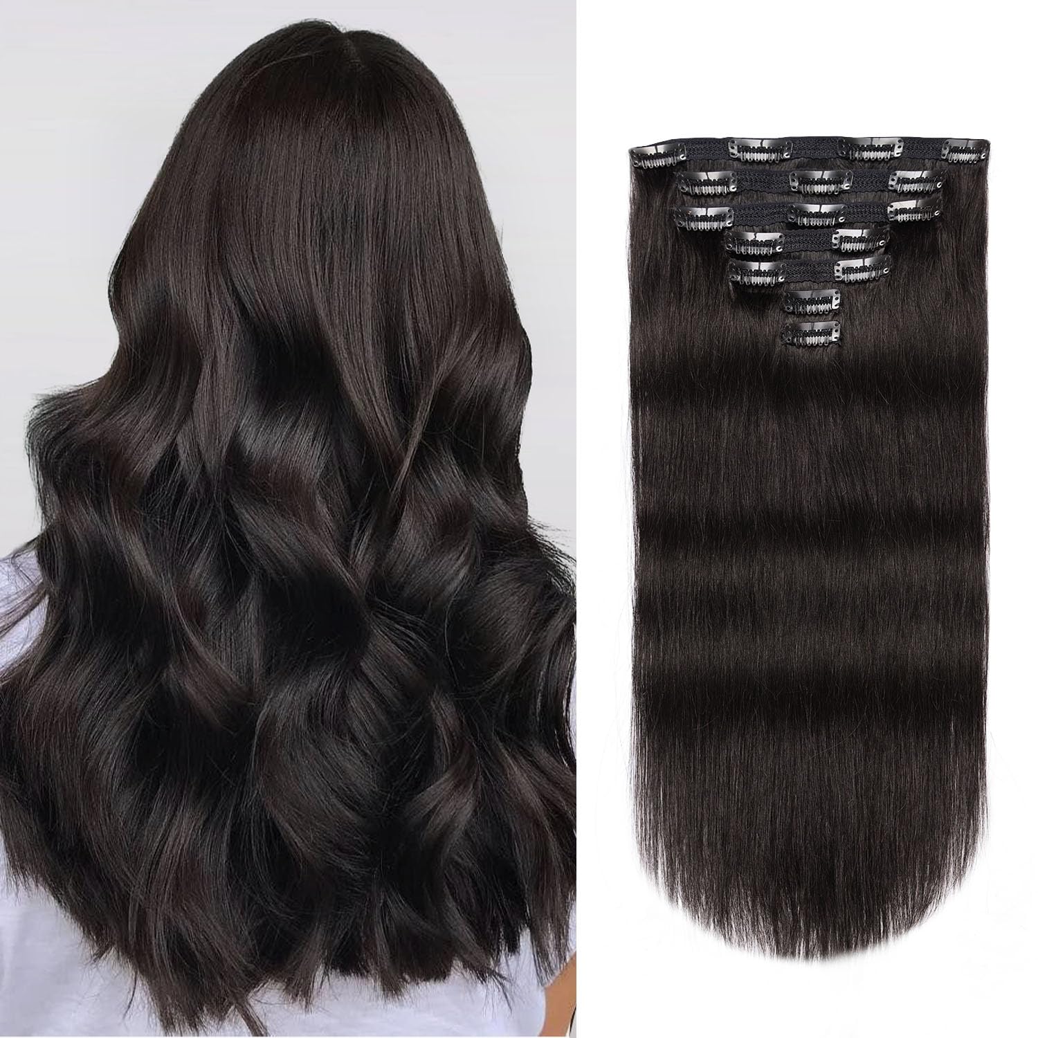 Jiameisi Clip in Hair Extensions for Natural Volume and Style
