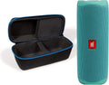 JBL Flip 5 (Teal) + Protective Hardshell Case - Portable Bluetooth