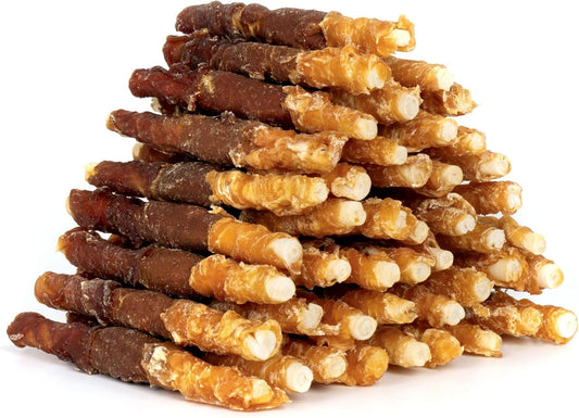 MON2SUN Dog Treats - Triple Flavor Rawhide Snacks for Dogs