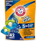 Stain-Fighting Power! Arm & Hammer 5-in-1 Laundry Power Paks, 42 Pack