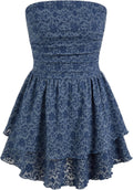 CIDER Women's Ruffled Mini Dress Perfect for Summer Cocktails