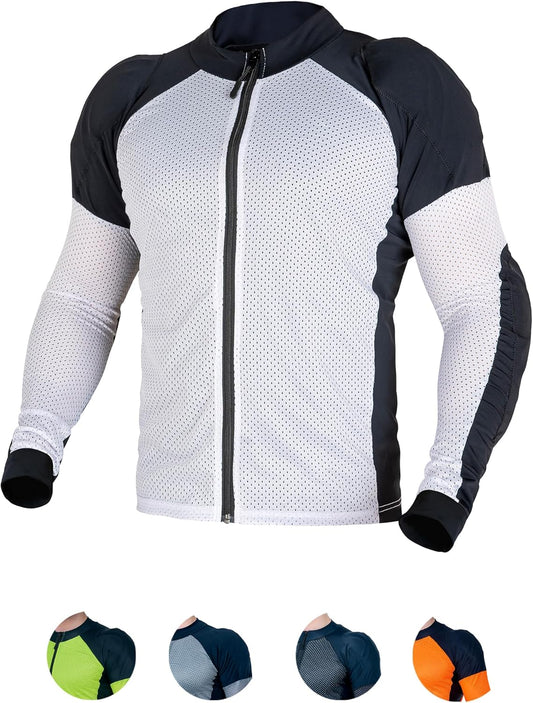 WICKED STOCK Mesh Armored Motorcycle Shirt for Summer Riding