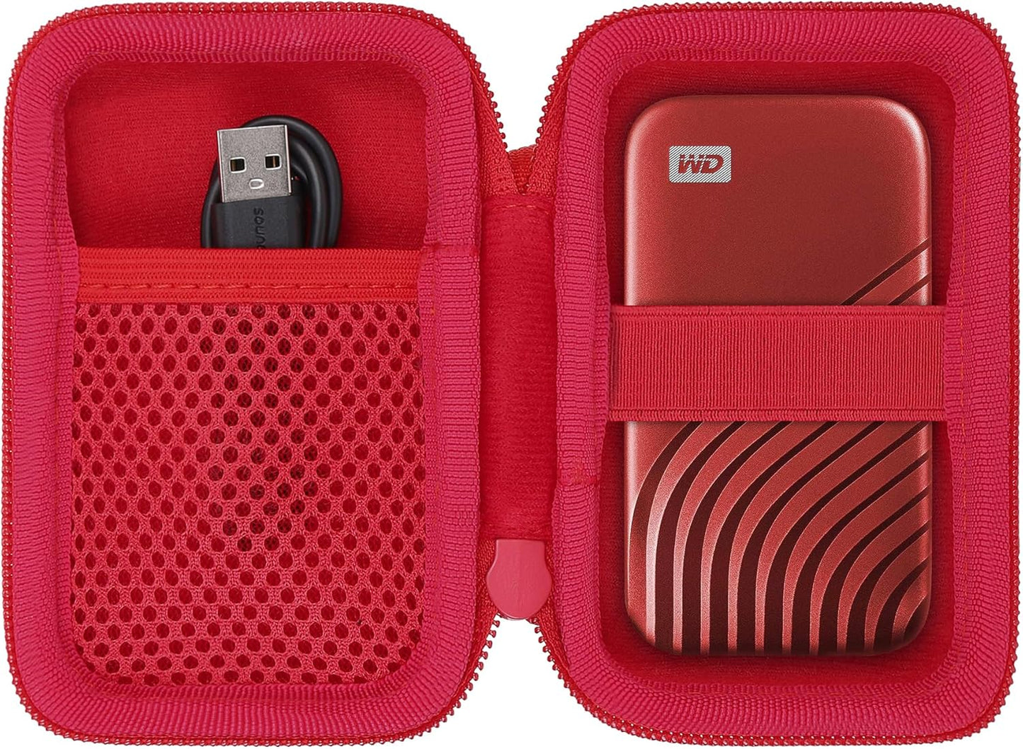 Protective Red Case for WD My Passport Drive