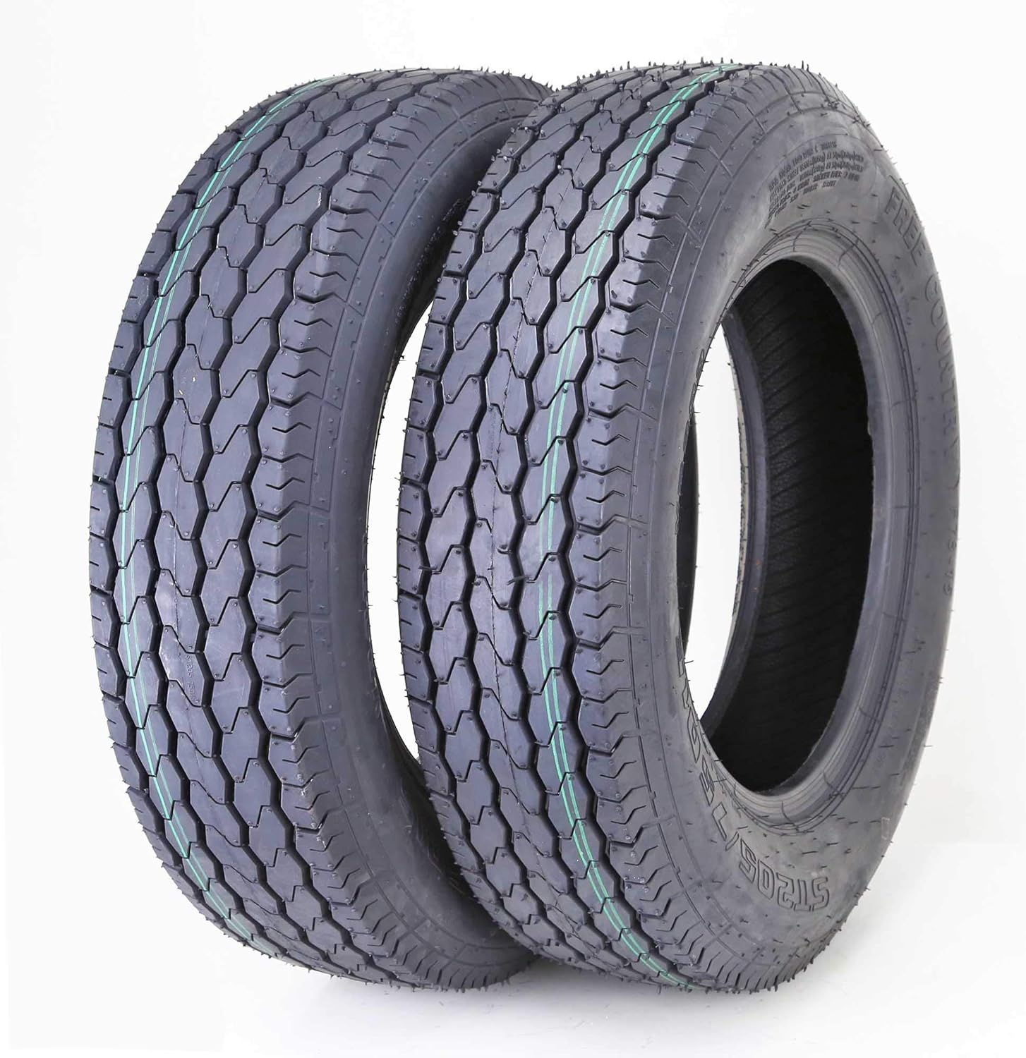 Premium Trailer Tires ST 205/75D15 by Free Country - 2 Pack