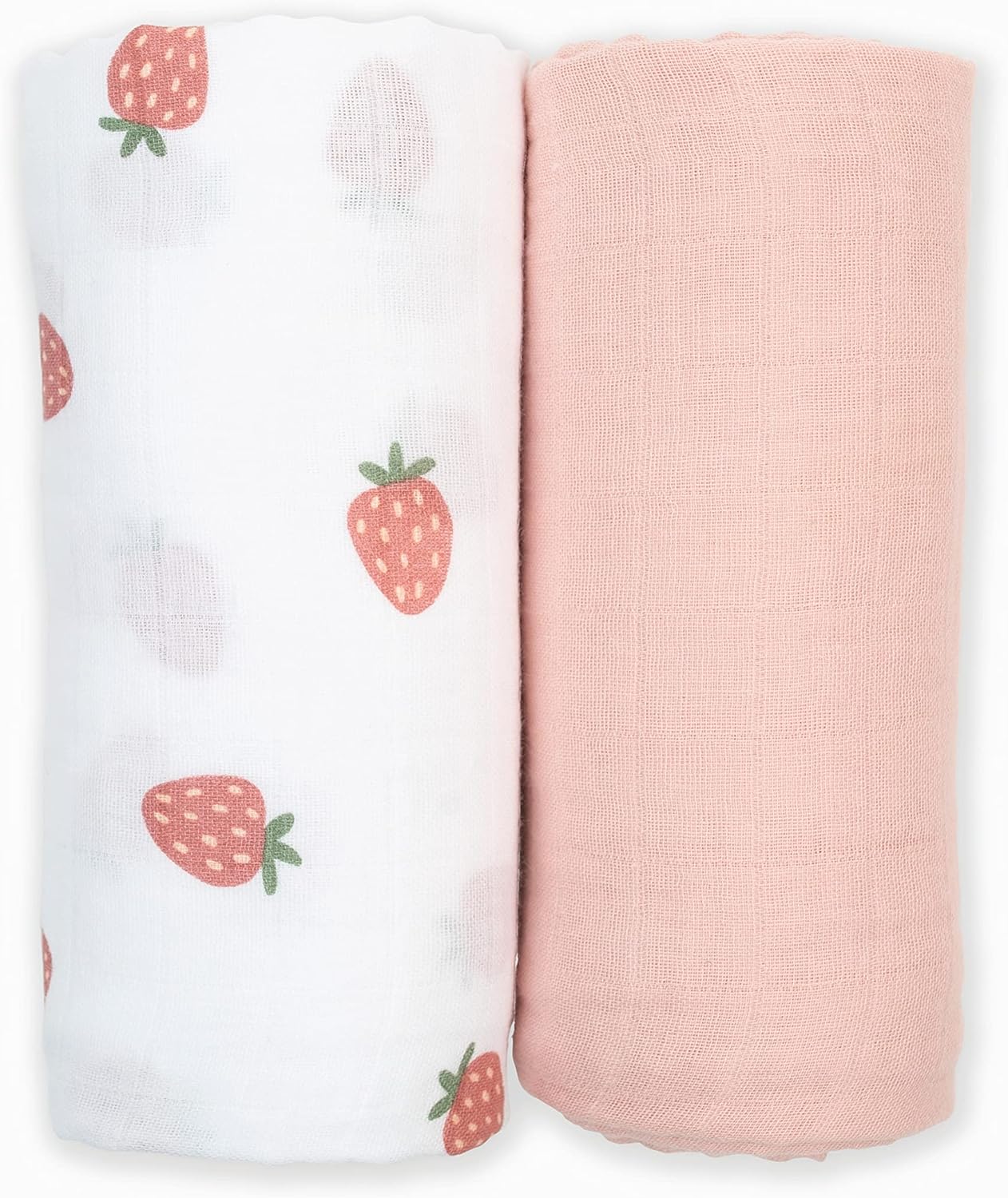 Lulujo Baby Swaddle Blankets Set - Soft Cotton Muslin Comfort