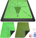 Golf Hitting Mat Practice Mat for Indoor Outdoor Training - Swing Path
