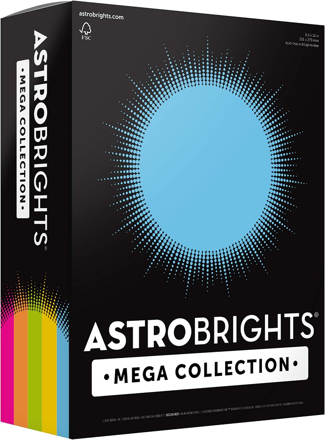 Astrobrights Mega Collection - 625 Sheets, More Colorful Pages!