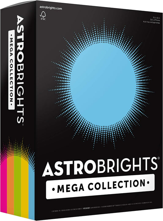 Astrobrights Mega Collection - 625 Sheets, More Colorful Pages!