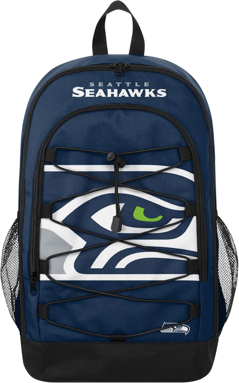 Seattle Seahawks NFL Big Logo Bungee Backpack for Fans