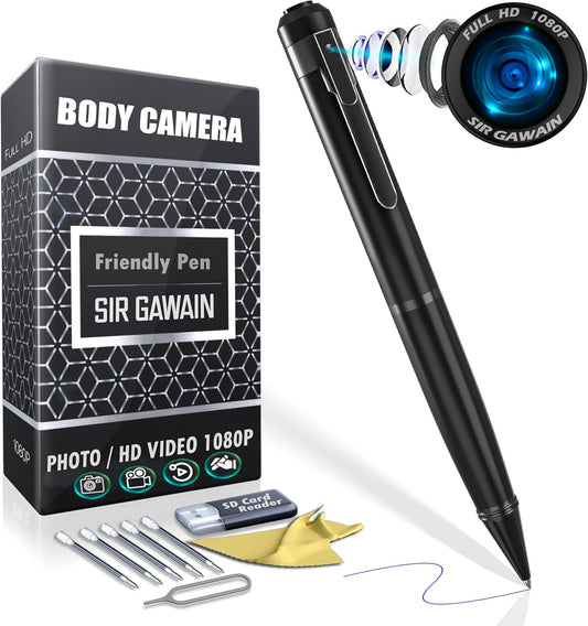 HD Body Pen Cam 1080P [2024 Upgrade] - Privacy Control
