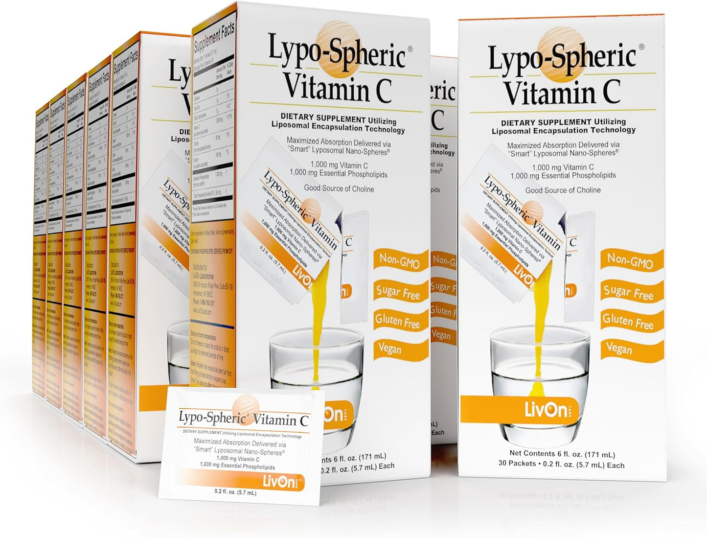 LypoSpheric Vitamin C 1,000 mg for Enhanced Absorption