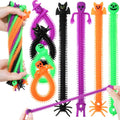 Halloween Stretchy Strings 96 Pc Pack Skull Bats Design - Sensory