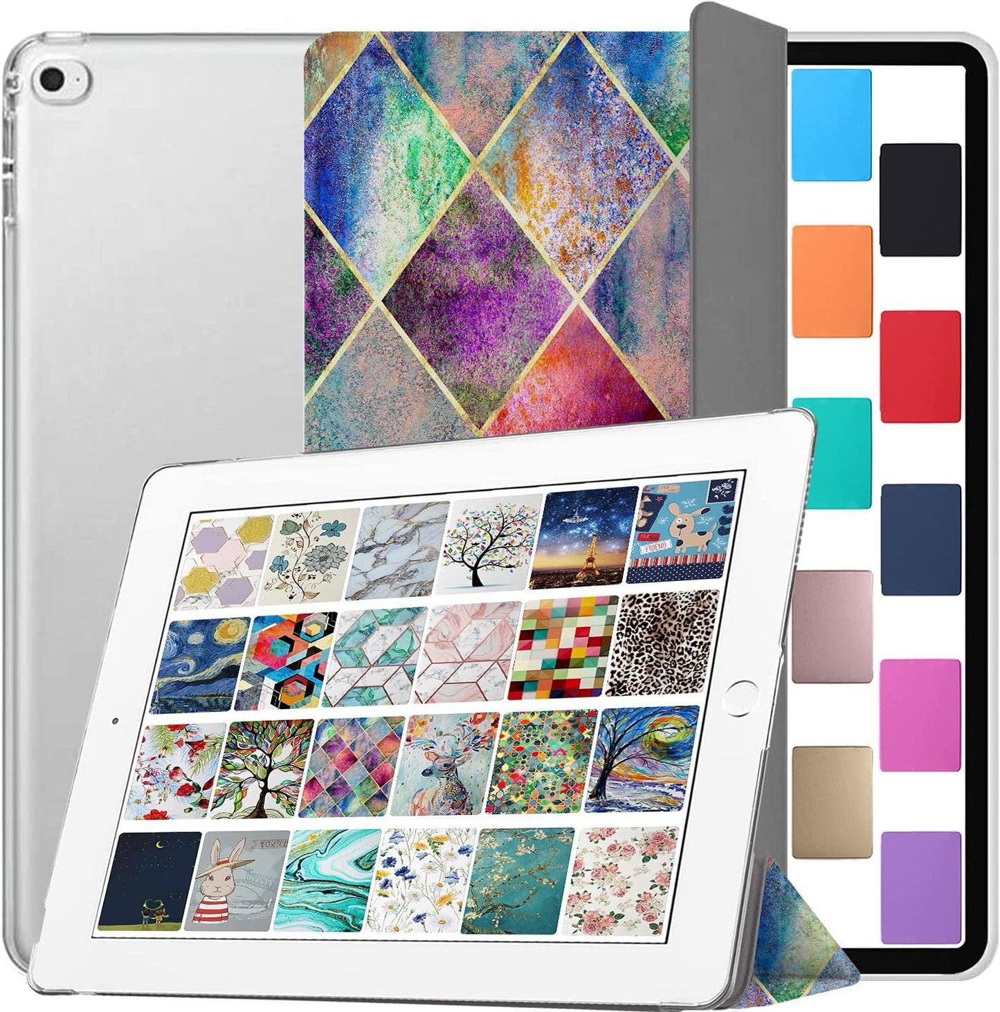 DuraSafe iPad Mini 4 Case with Diamond Grid Design for Protection