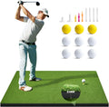 Premium 5x4ft Golf Practice Mat with Balls & Tees