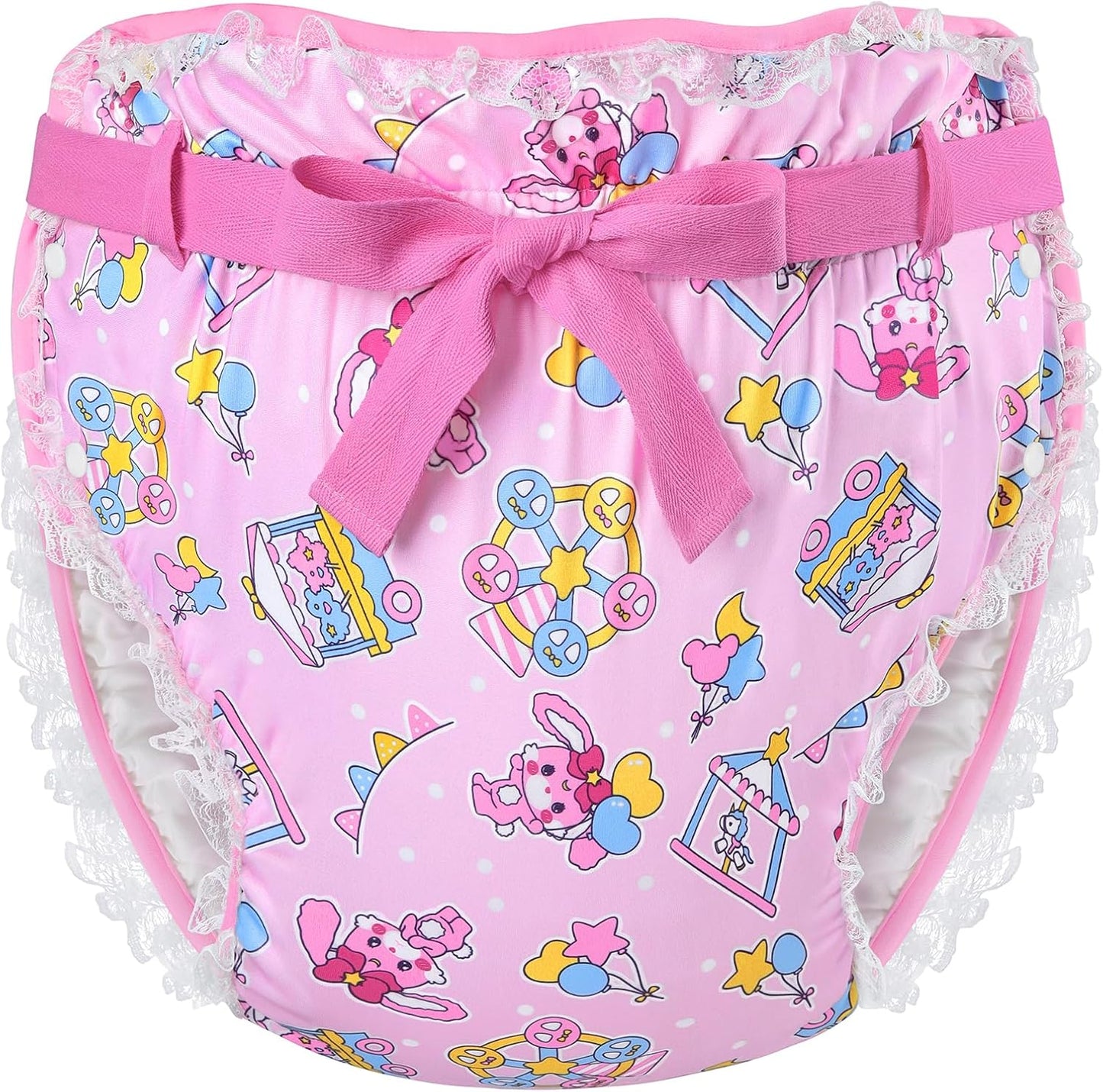 Littleforbig Adult Ribbon Omutsu Diaper Wrap Cover for Comfort