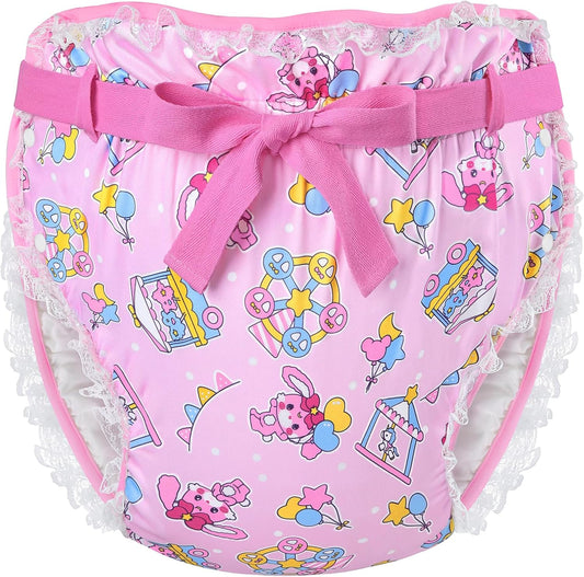 Littleforbig Adult Ribbon Omutsu Diaper Wrap Cover for Comfort