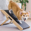 Natural Birchwood Dog Steps for Bed & Couch - Height Adjust 7 to 20 in