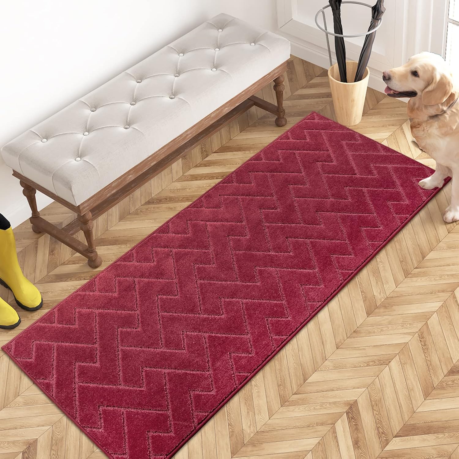 Dirt Trapping Door Mat 24in x 59in Non-Slip Machine Washable