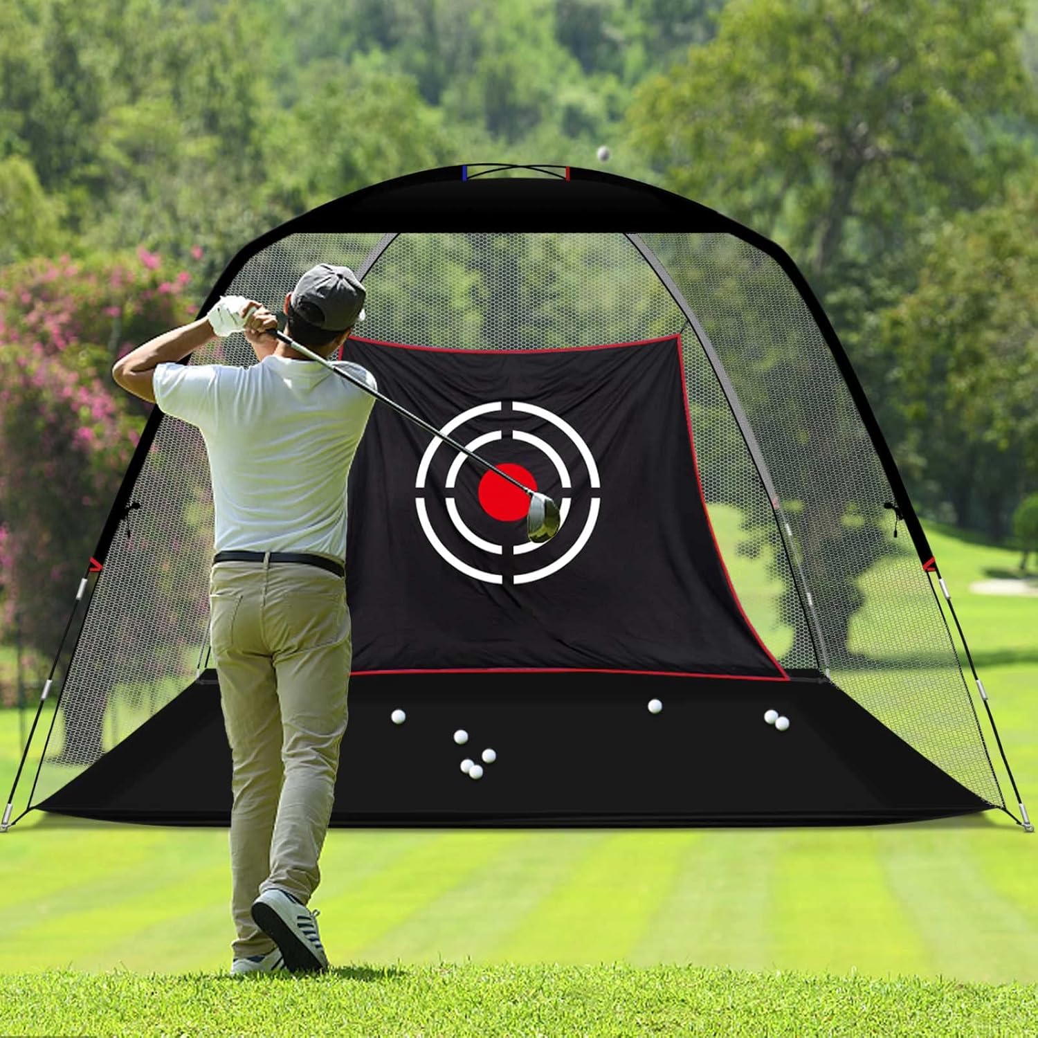 Portable Golf Net for Swing Practice