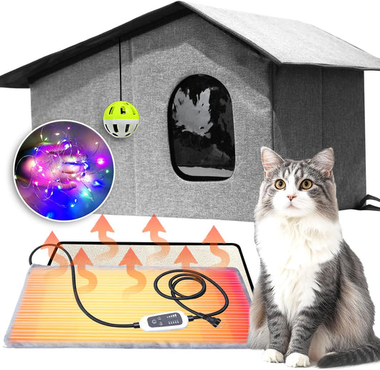 Outdoor Heated Cat House - All-Season Shelter