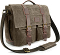 Messenger Bag for Men 13-14 in Laptop Bag - Vintage Water-resistant