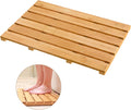 Luxury Waterproof Bamboo Bath Mat for Indoor and Outdoor Use