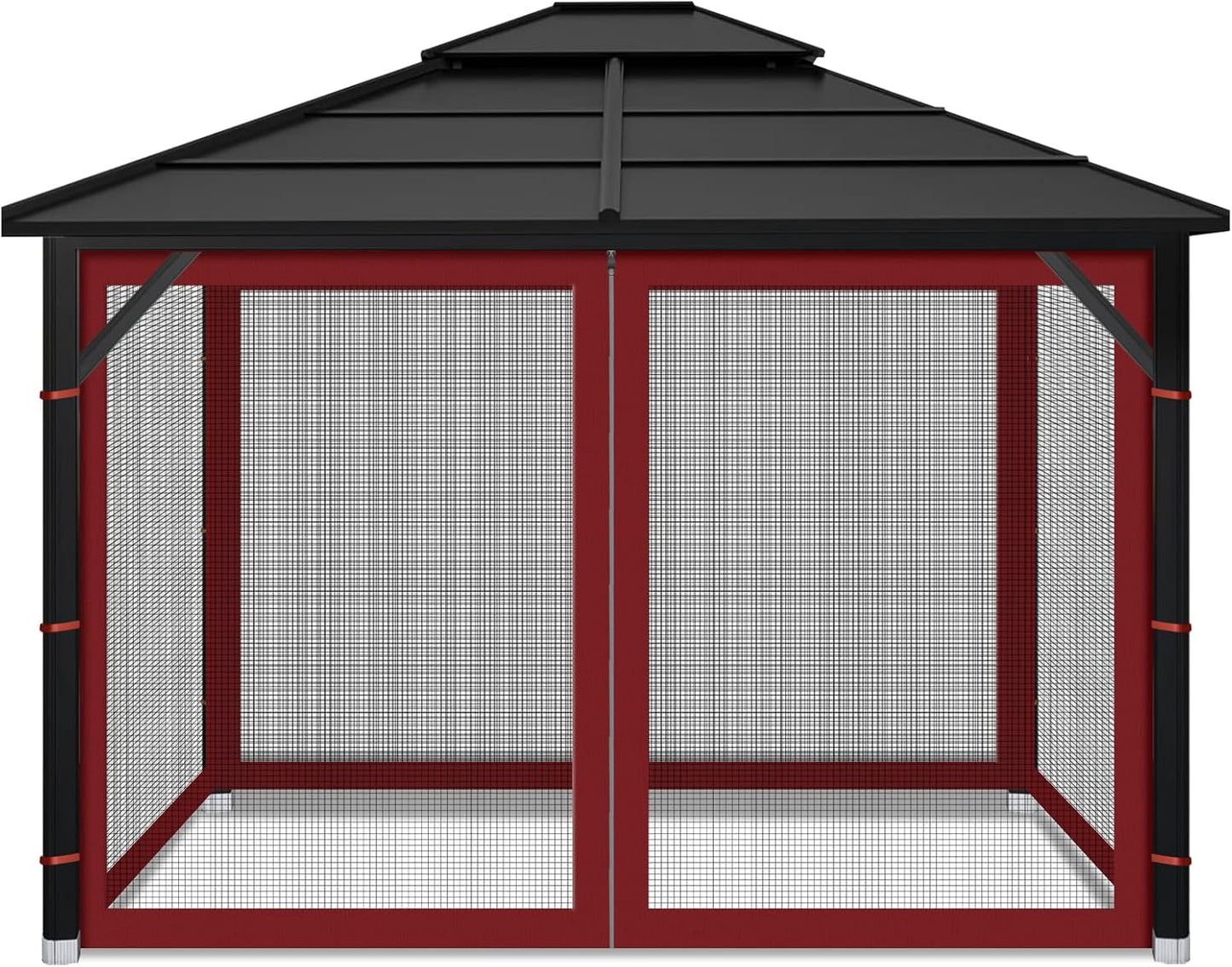 Universal Gazebo Replacement Mosquito Netting for Outdoor Use
