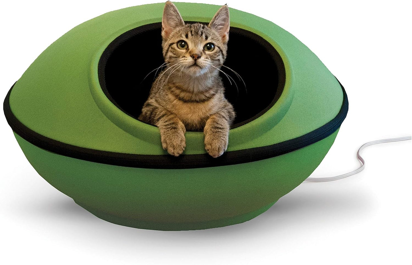 K&H Heated Cat Bed for Large Cats - Cozy Thermo-Kitty Cave