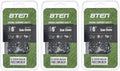 8TEN Semi Chisel Chainsaw Chain 6 in.050 1/4 42 DL - 3 Pack
