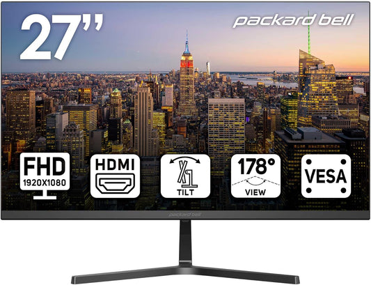 Packard Bell 27 FHD Ultrawide Monitor - Versatile Use