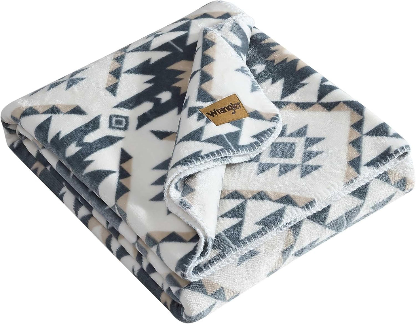 Wrangler King Blanket - Super Soft Reversible Bedding for Winter