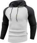 Zaitun Mens Hooded Sweatshirt Slim Fit Pullover - Lightweight Warmth
